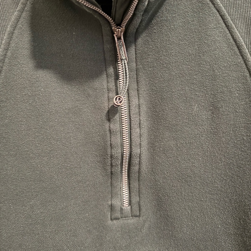 Lululemon Scuba Oversized Funnel-Neck Half Zip *Long Legacy Green M/L - Picture 3 of 6